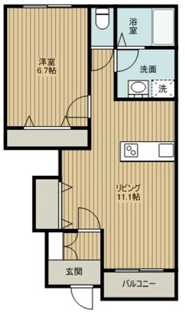 ルージンディオスの物件間取画像